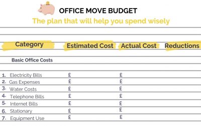 How to Move Offices With an Office Relocation Budget